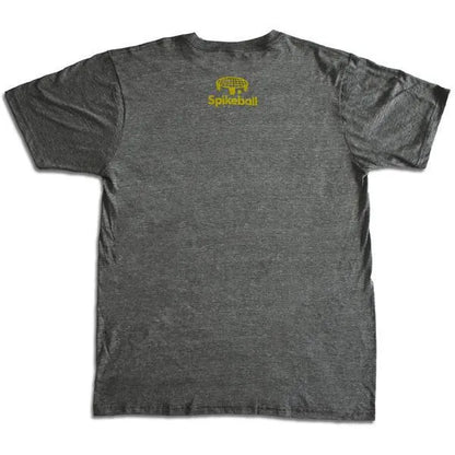 Classic Spikeball Tee w/ Small Back Logo - Gray